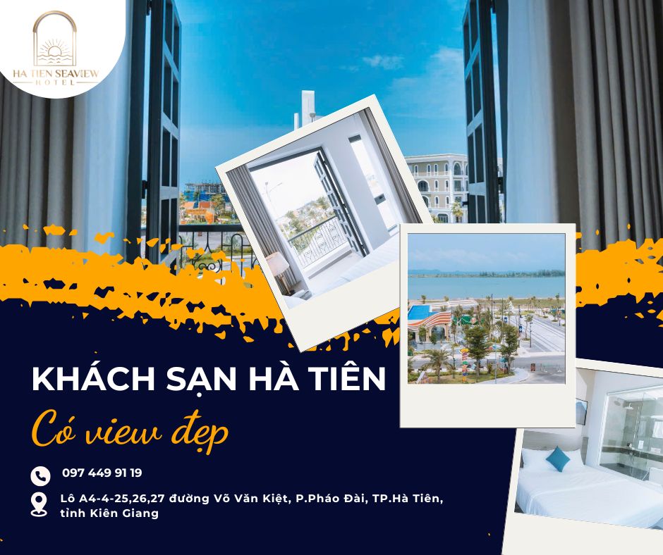 Khách sạn Hà Tiên có view đẹp
